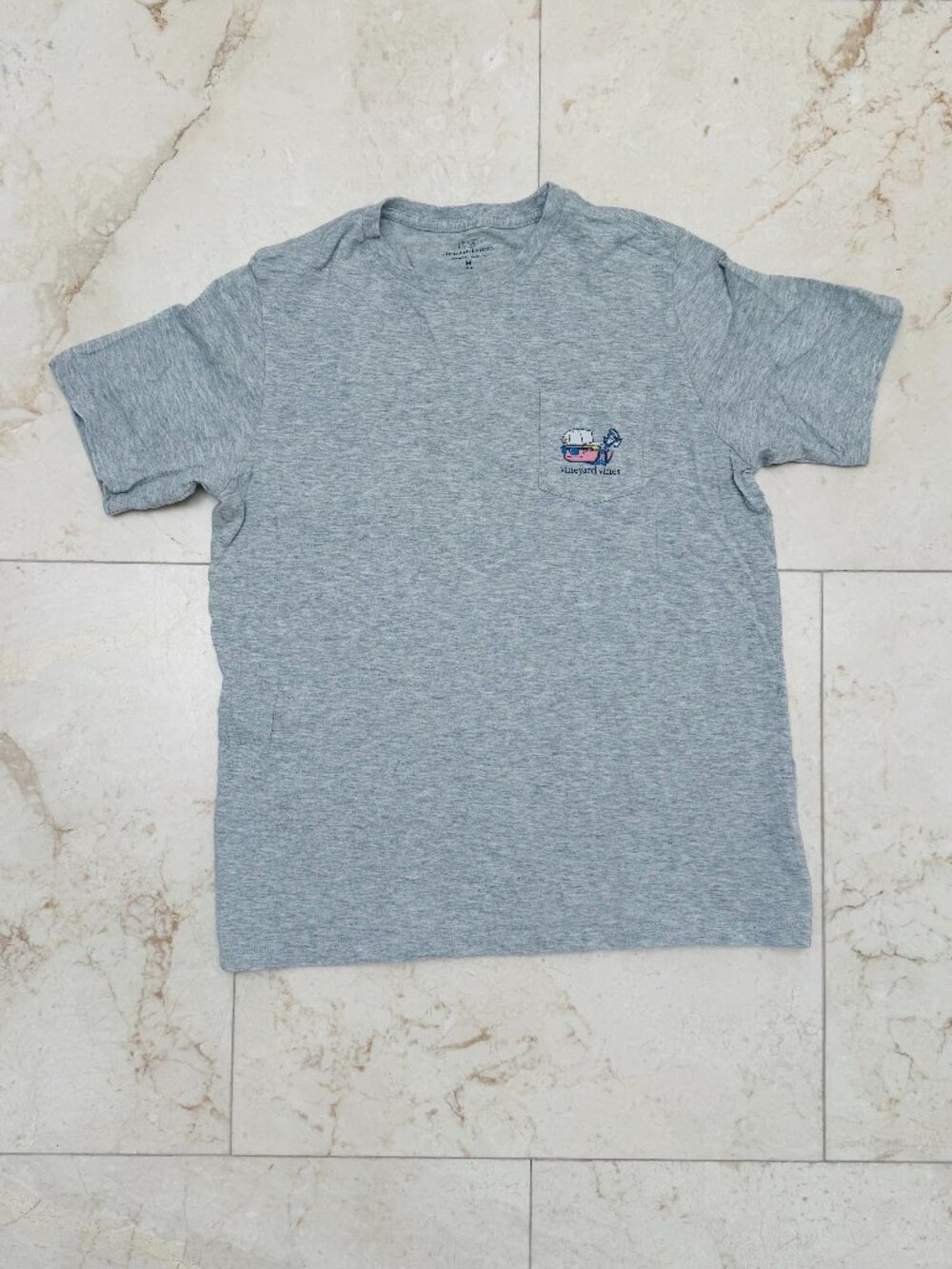 Boys Vineyard Vines Lacrosse S/S T Shirt Sz M